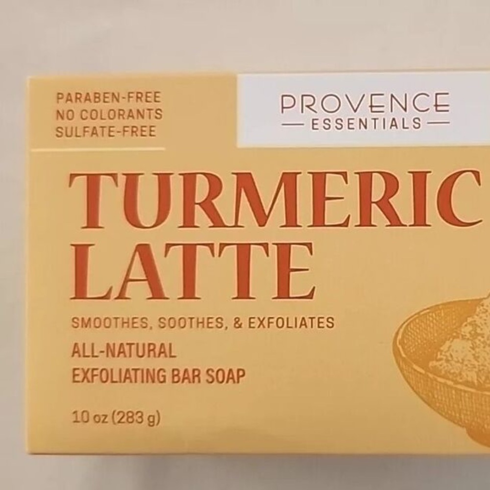 Provence Essentials Turmeric Latte All Natural Exfoliating Bar Soap 10oz